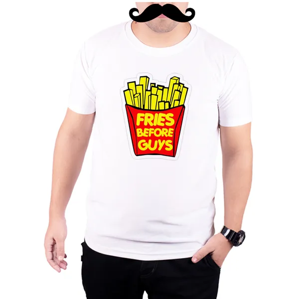 White_Friends_Art_Copyfries_Before_Guys_Stickers__Quick-Dri_T-Shirt_For_Men