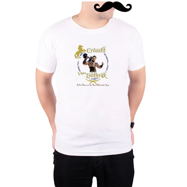 White_Game_Of_Thrones_Drogo_Crossfit_Dothrak__Quick-Dri_T-Shirt_For_Men