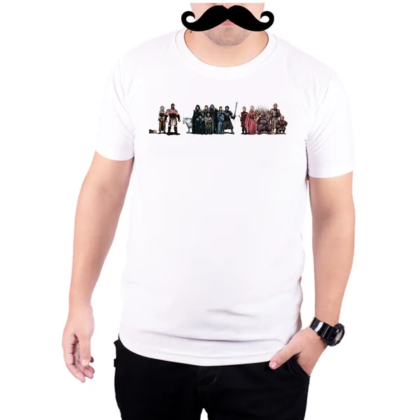 White_Game_Of_Thrones_Family_Art__Quick-Dri_T-Shirt_For_Men