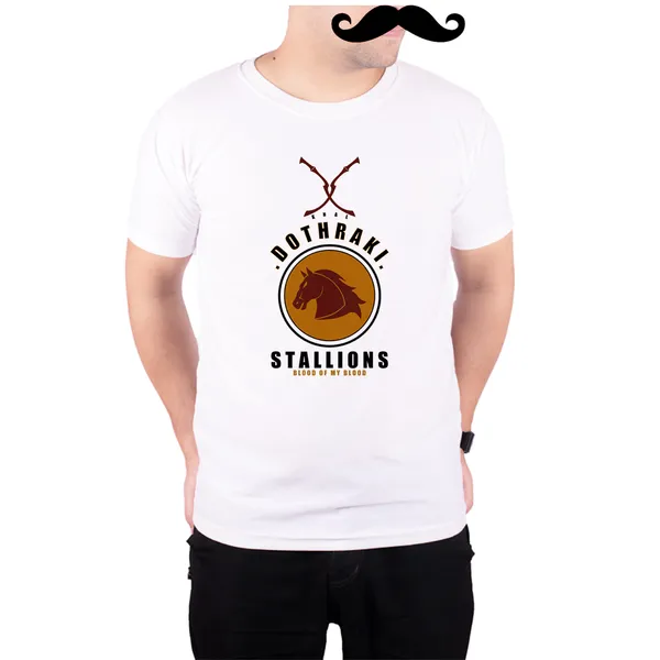 White_Game_Of_Thrones_Khal_Stallions_Blood_Of_My_Blood__Quick-Dri_T-Shirt_For_Men