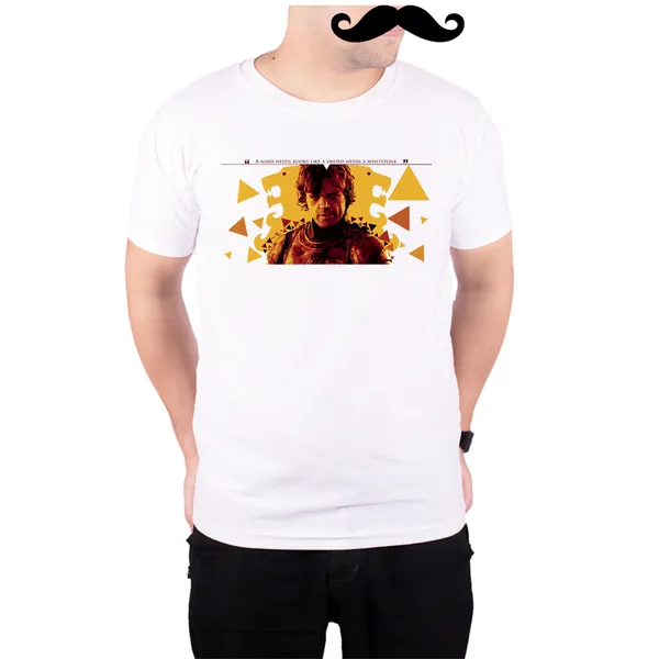 White_Game_Of_Thrones_Tyrion_Lannister_The_Lion_Art__Quick-Dri_T-Shirt_For_Men