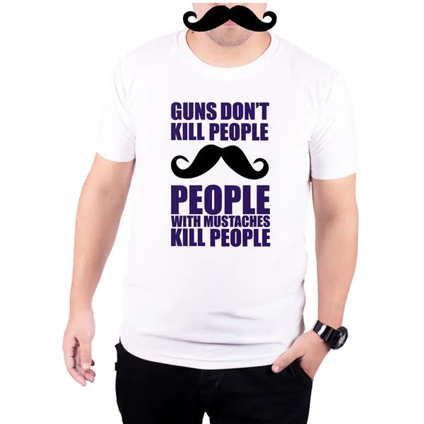 White_Guns_Dont_Kill_People_Mustaches_Kill_People__Quick-Dri_T-Shirt_For_Men