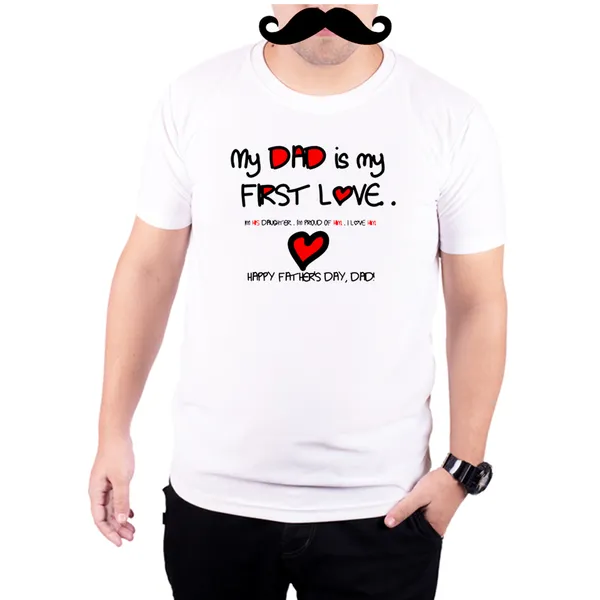 White_Happy_Fathers_Day_Dad_160_GSM_Quick-Dri_T-Shirt_For_Men