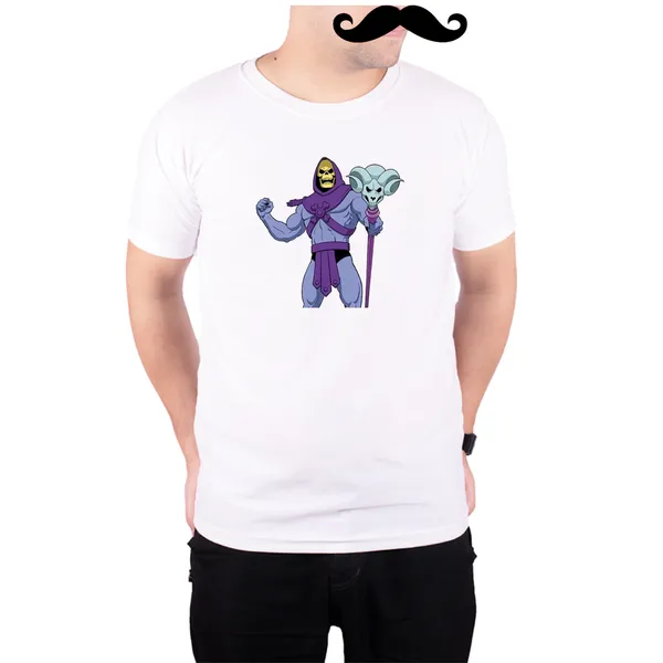 White_Heman'S_Villan_Selector__Quick-Dri_T-Shirt_For_Men
