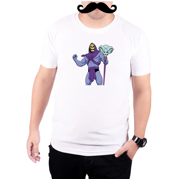 White_Heman'S_Villan_Selector__Quick-Dri_T-Shirt_For_Men