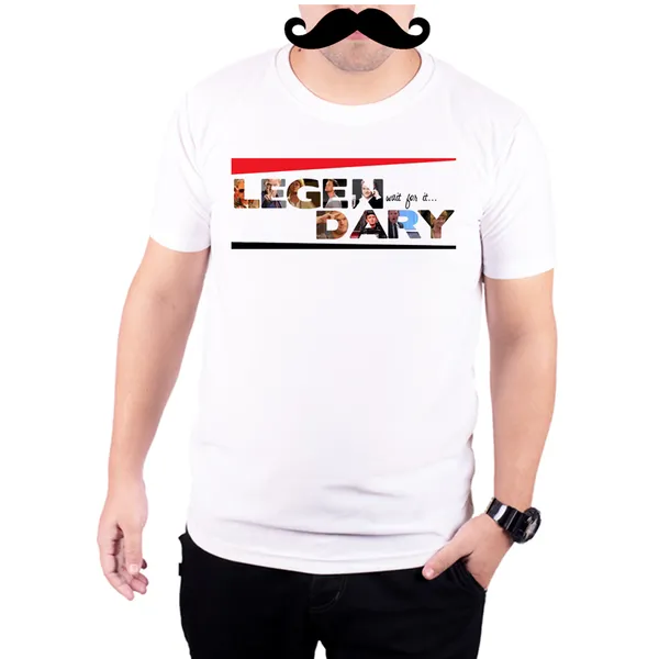 White_How_I_Met_Your_Mother_Legendary_Barney_Stinson_160_GSM_Quick-Dri_T-Shirt_For_Men