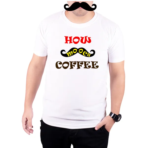 White_How_Mooch_Coffee_(Symmetrical)__Quick-Dri_T-Shirt_For_Men