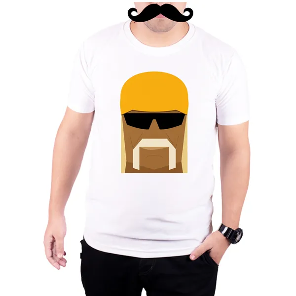 White_Hulk_Hogan__Quick-Dri_T-Shirt_For_Men