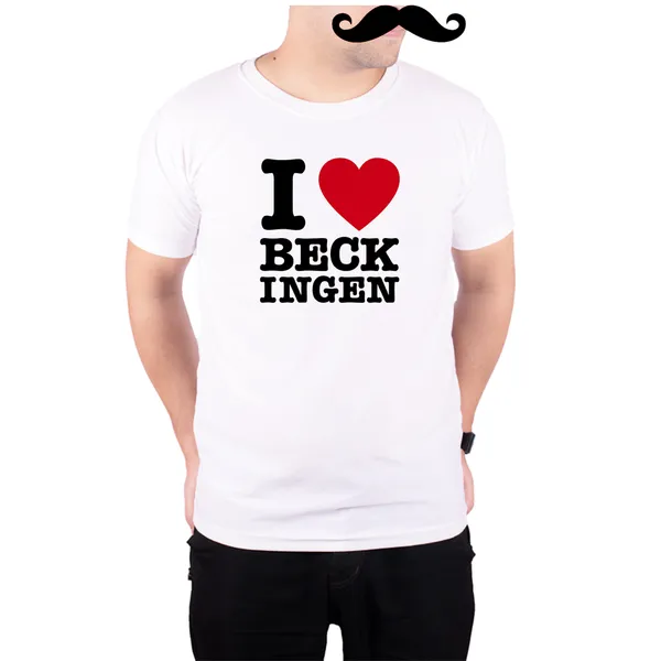 White_I_Love_Beckingen__Quick-Dri_T-Shirt_For_Men