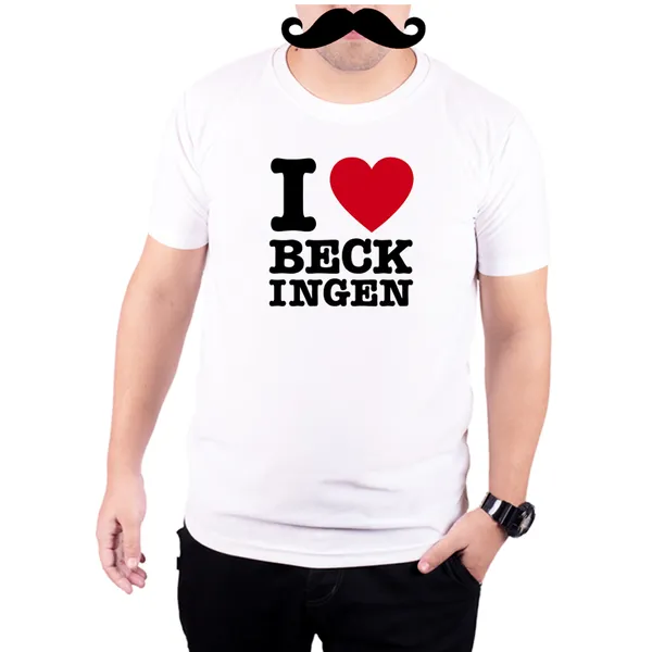 White_I_Love_Beckingen__Quick-Dri_T-Shirt_For_Men