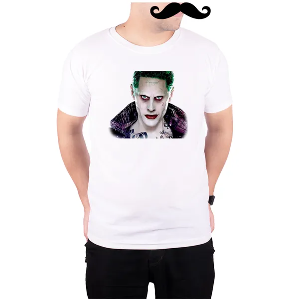 White_Jared_Leto_Joker_Deadly_Looks__Quick-Dri_T-Shirt_For_Men