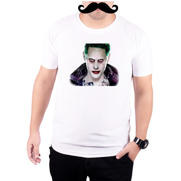 White_Jared_Leto_Joker_Deadly_Looks__Quick-Dri_T-Shirt_For_Men