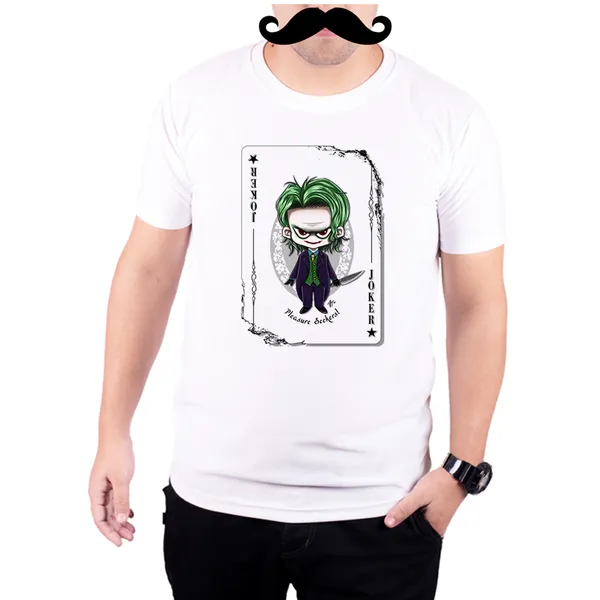 White_Joker_Card_Pleasure_Seeker__Quick-Dri_T-Shirt_For_Men