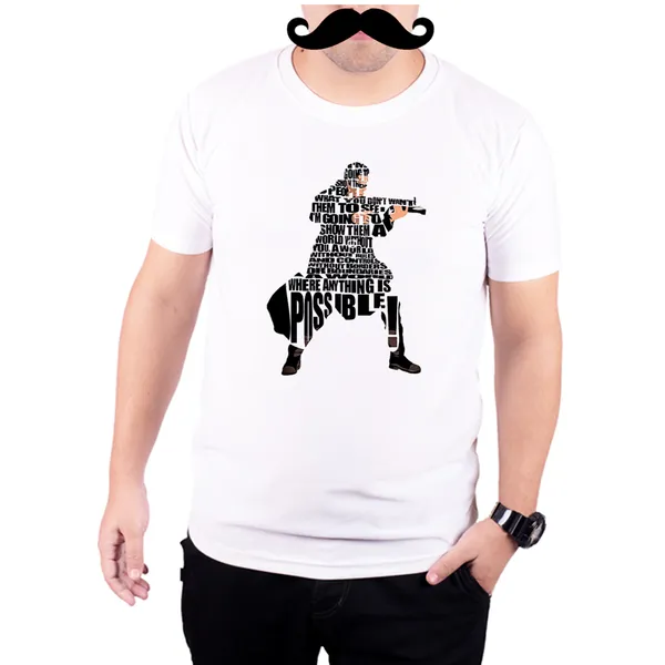 White_Matrix_Neo_A_World_Where_Anything_Is_Possible_Quote_160_GSM_Quick-Dri_T-Shirt_For_Men