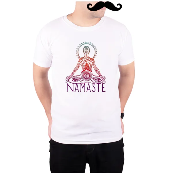 White_Namaste_In_Yogi_Oom_Art__Quick-Dri_T-Shirt_For_Men