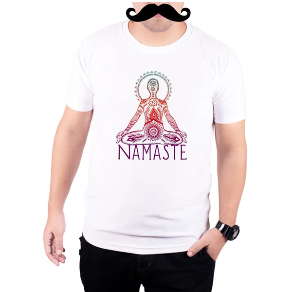White_Namaste_In_Yogi_Oom_Art__Quick-Dri_T-Shirt_For_Men