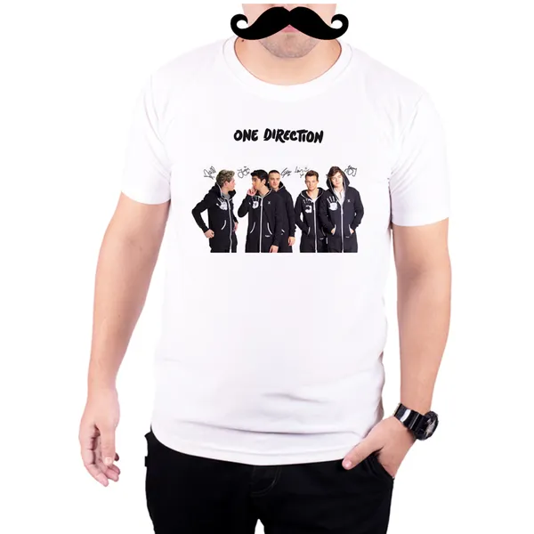White_One_Direction_Hands_Print_Jumpsuits__Quick-Dri_T-Shirt_For_Men