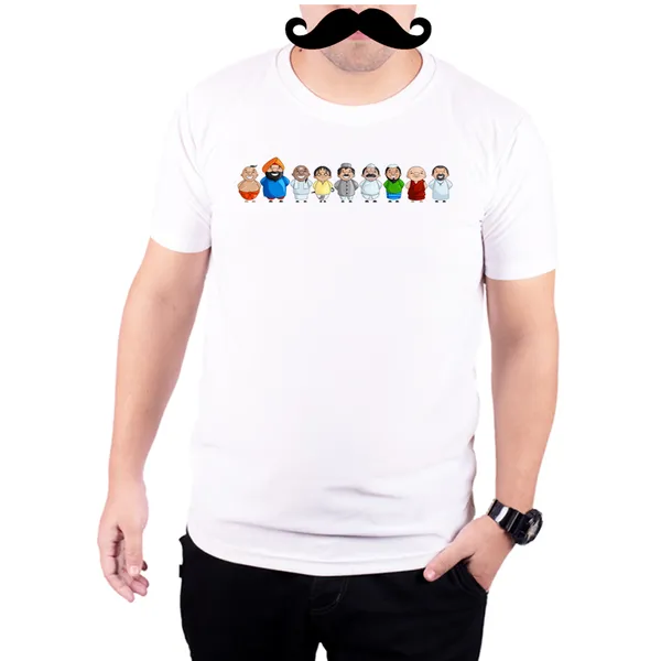 White_Simply_Indian__Quick-Dri_T-Shirt_For_Men