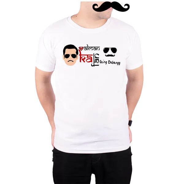 White_Superman_Salman_Ka_Fan__Quick-Dri_T-Shirt_For_Men