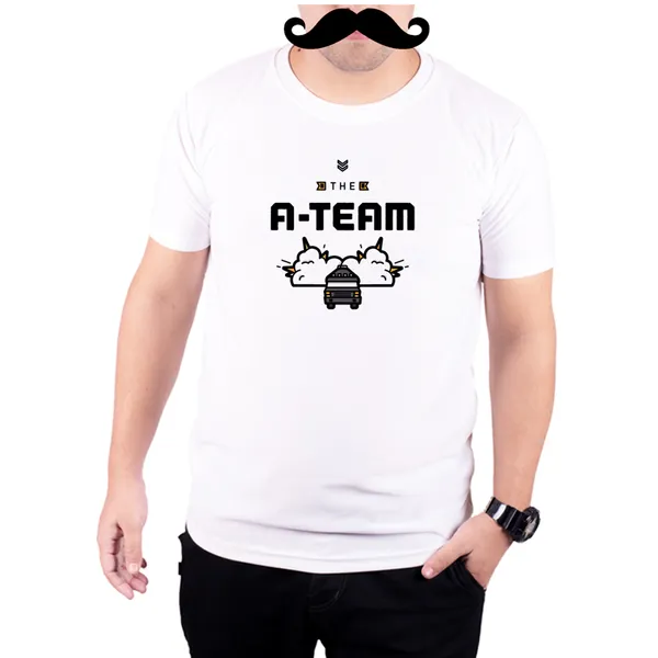 White_The_A_Team__Quick-Dri_T-Shirt_For_Men
