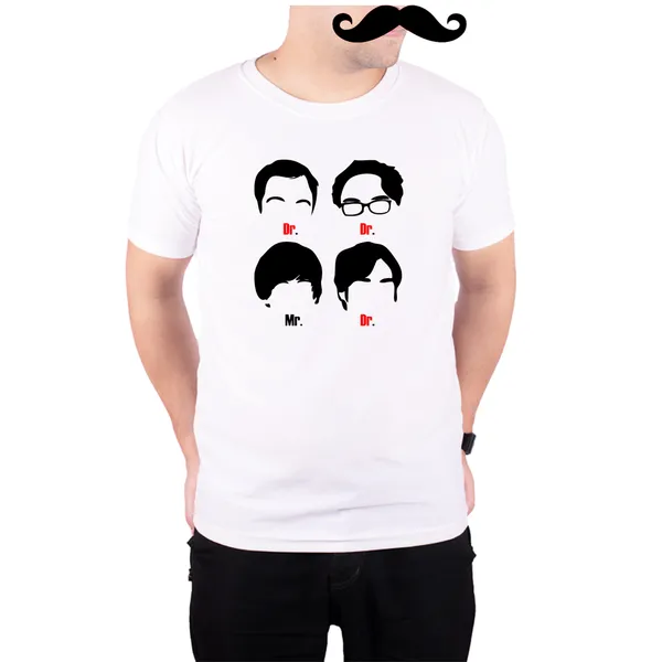 White_The_Big_Bang_Theory_Doctors_And_Mr__Quick-Dri_T-Shirt_For_Men