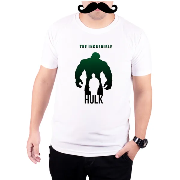 White_The_In_Credible__Quick-Dri_T-Shirt_For_Men