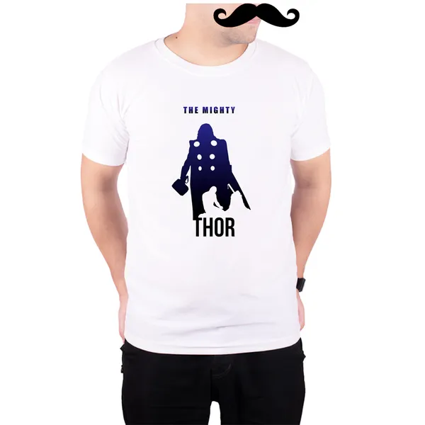 White_The_Mighty__Quick-Dri_T-Shirt_For_Men