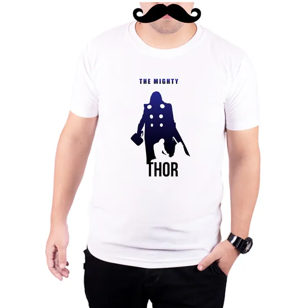 White_The_Mighty__Quick-Dri_T-Shirt_For_Men