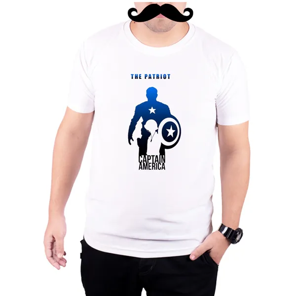 White_The_Patriot__Quick-Dri_T-Shirt_For_Men