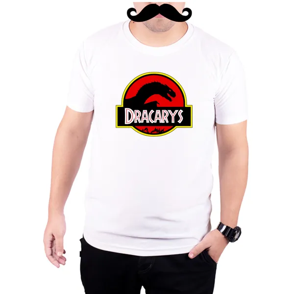 White_Game_Of_Thrones_Dracarys_Jurassic_Style_Quick-Dri_T-Shirt_For_Men