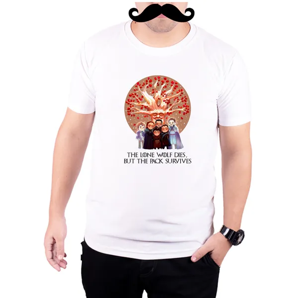 White_Game_Of_Thrones_Pack_Survives_Quick-Dri_T-Shirt_For_Men