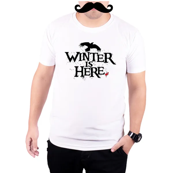 White_Game_Of_Thrones_Winter_Is_Here_Blood_Quick-Dri_T-Shirt_For_Men