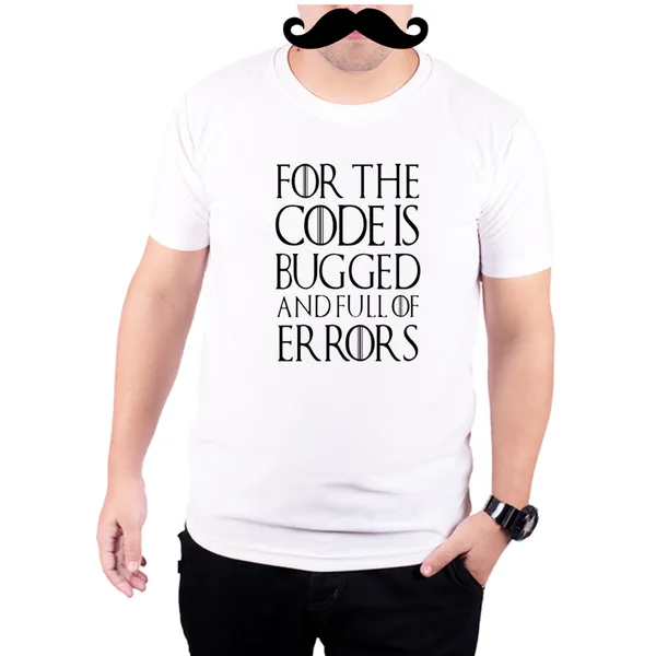 White_Got_Neard_For_The_Code_Is_Bugged_Quick-Dri_T-Shirt_For_Men