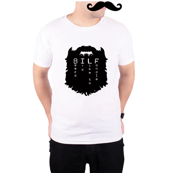 White_Bilf_(Beard_Id_Like_To_Fondle)_160_GSM_Quick-Dri_T-Shirt_For_Men