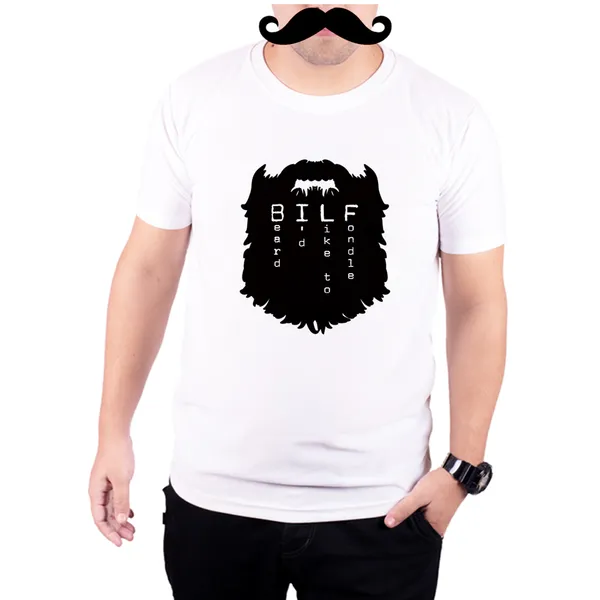 White_Bilf_(Beard_Id_Like_To_Fondle)_160_GSM_Quick-Dri_T-Shirt_For_Men