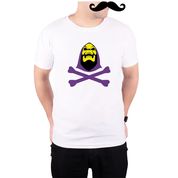 White_Heman'S_Danger_Skeletor_Quick-Dri_T-Shirt_For_Men