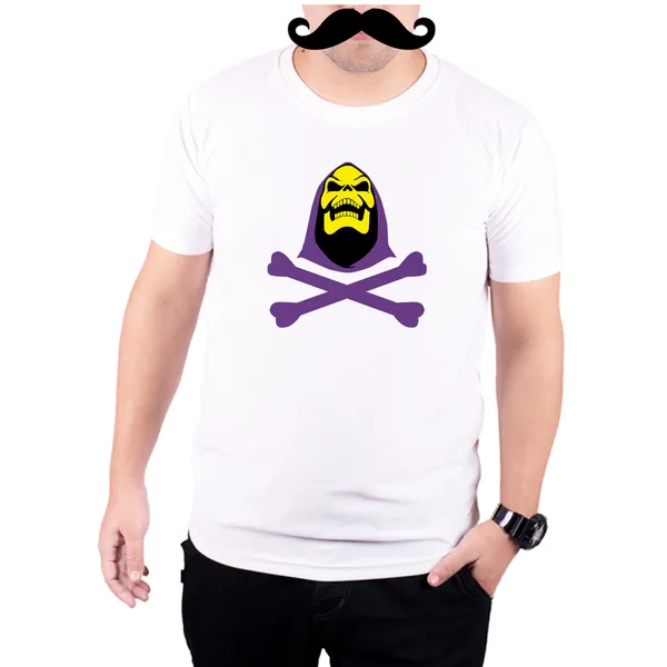 White_Heman'S_Danger_Skeletor_Quick-Dri_T-Shirt_For_Men