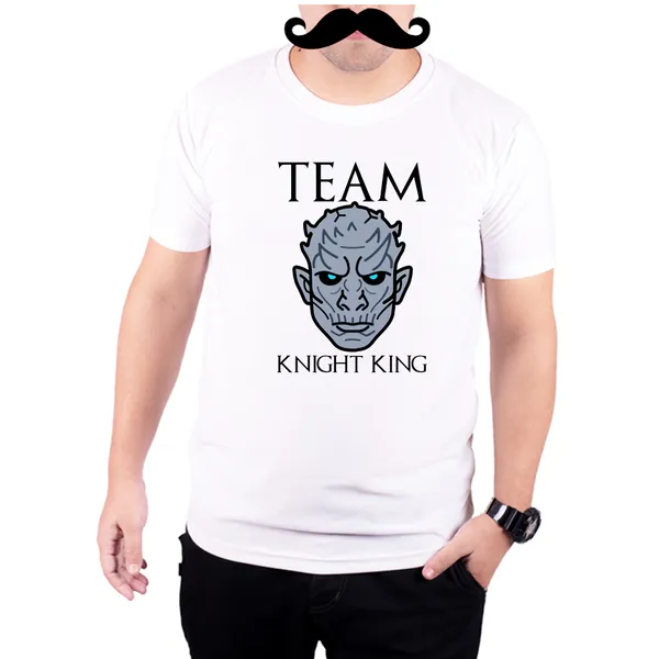 White_Team_Knight_King_Quick-Dri_T-Shirt_For_Men
