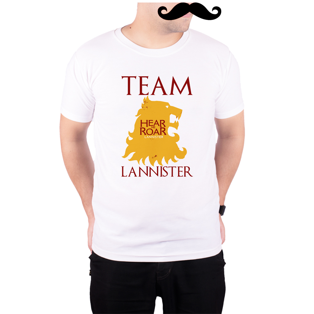 White_Team_Lannister_Quick-Dri_T-Shirt_For_Men