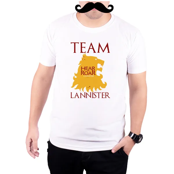 White_Team_Lannister_Quick-Dri_T-Shirt_For_Men