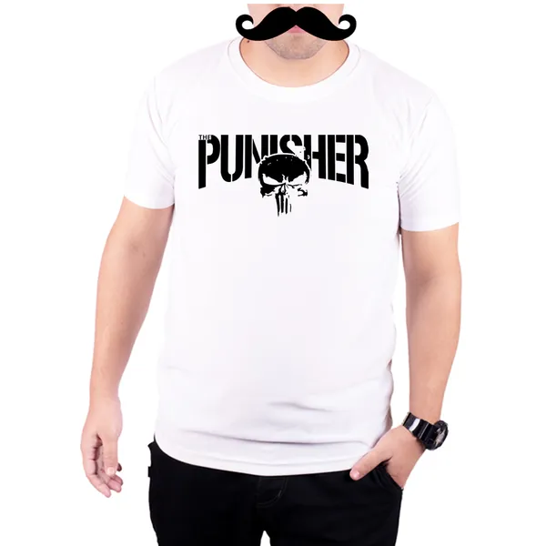 White_The_Punisher_Quick-Dri_T-Shirt_For_Men