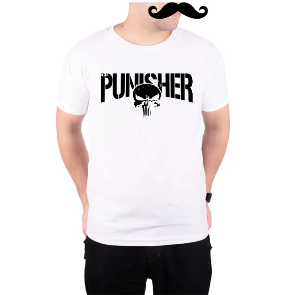 White_The_Punisher_Quick-Dri_T-Shirt_For_Men