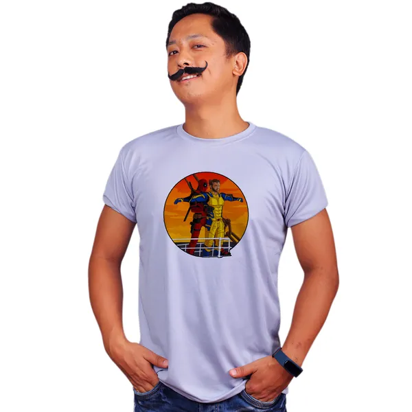 Multicolor_Deadpool_Wolverine_Brotanic_Quick-Dri_T-Shirt_For_Men