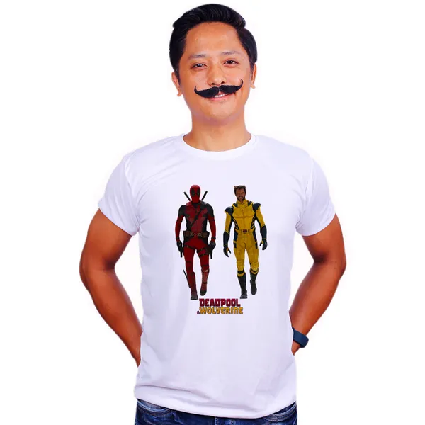 White_The_Ogs_Deadpool_&_Wolverine_160_GSM_Quick-Dri_T-Shirt_For_Men