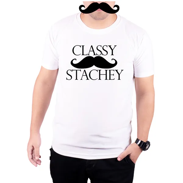White_Classy_Stachy_160_GSM_Quick-Dri_T-Shirt_For_Men