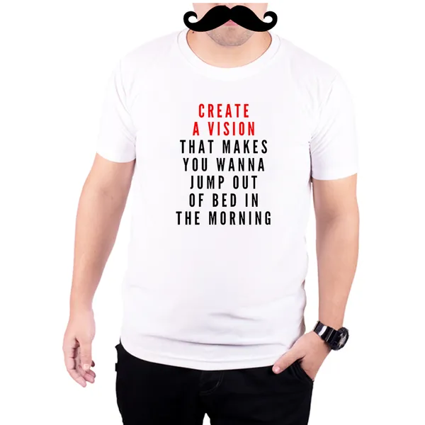 White_Create_A_Vision__Quick-Dri_T-Shirt_For_Men