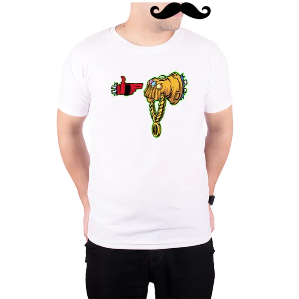 White_Deadpool_Meets_Infinity_Stones__Quick-Dri_T-Shirt_For_Men