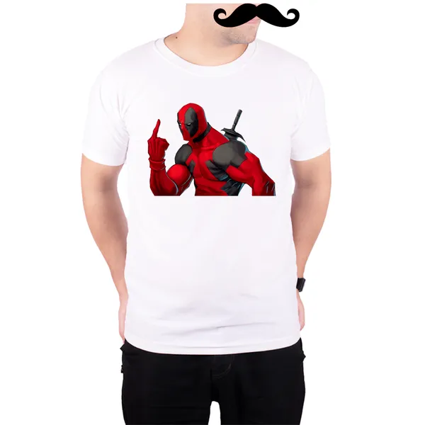 White_Deadpool_Says_F_U__Quick-Dri_T-Shirt_For_Men