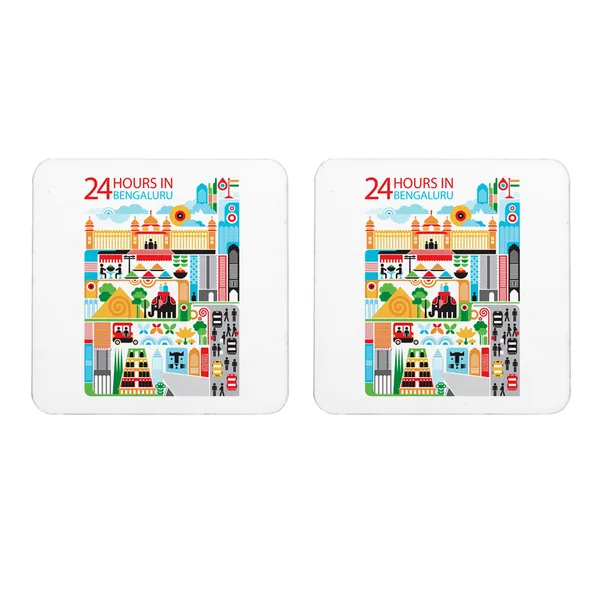 Multicolor_24_Hours_In_Bengaluru_India_Set_Of_2_Square_Wooden_Coaster