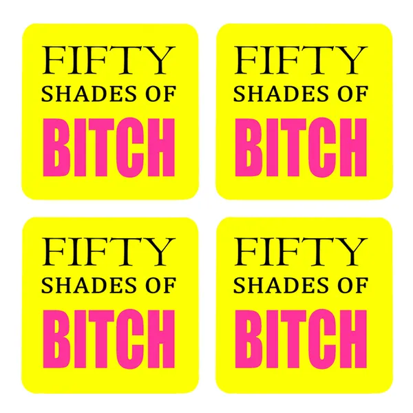 Multicolor_50_Shades_Of_Bitches_Yellow_Baground_Set_Of_2_Square_Wooden_Coaster